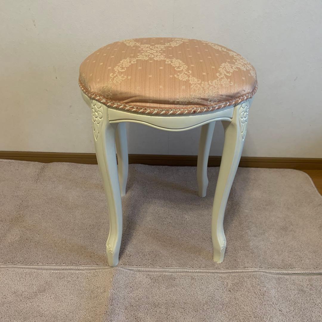 ロココ調　猫脚スツール