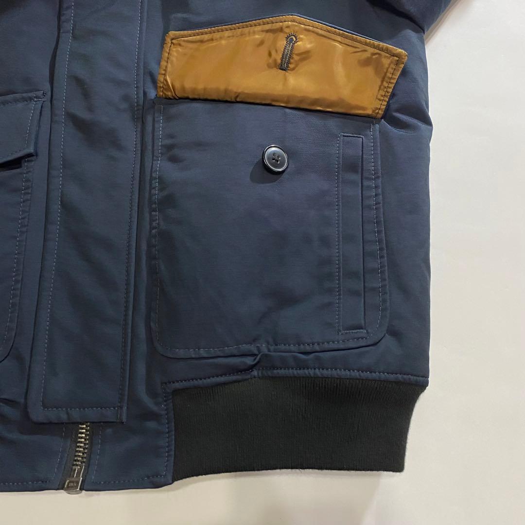 GAP ギャップ B15 G1 フライトジャケット 襟ボア ネイビー M 短丈