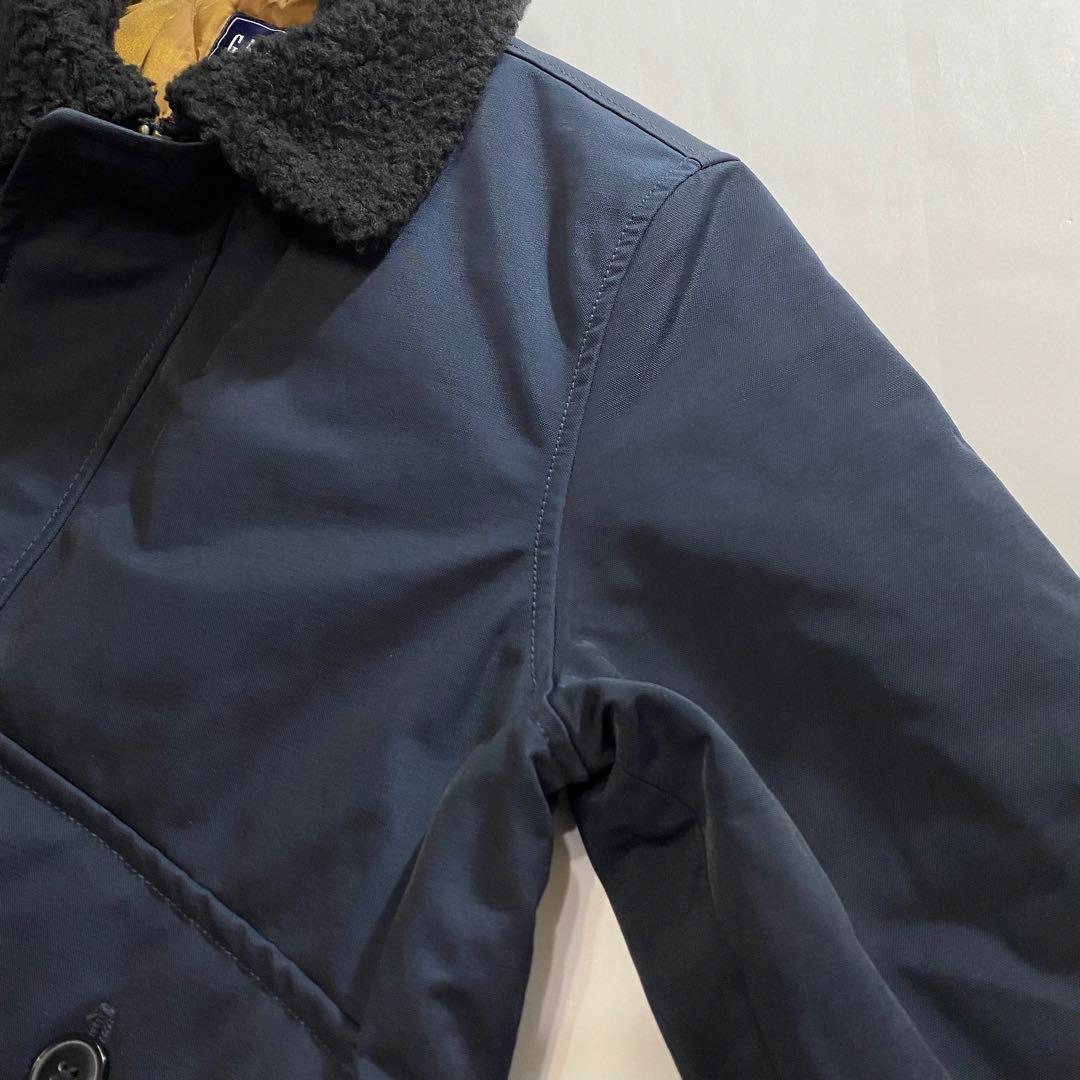 GAP ギャップ B15 G1 フライトジャケット 襟ボア ネイビー M 短丈