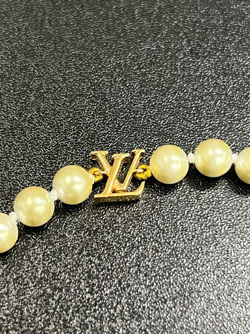 Louis Vuitton パールブレスレット ゴールド