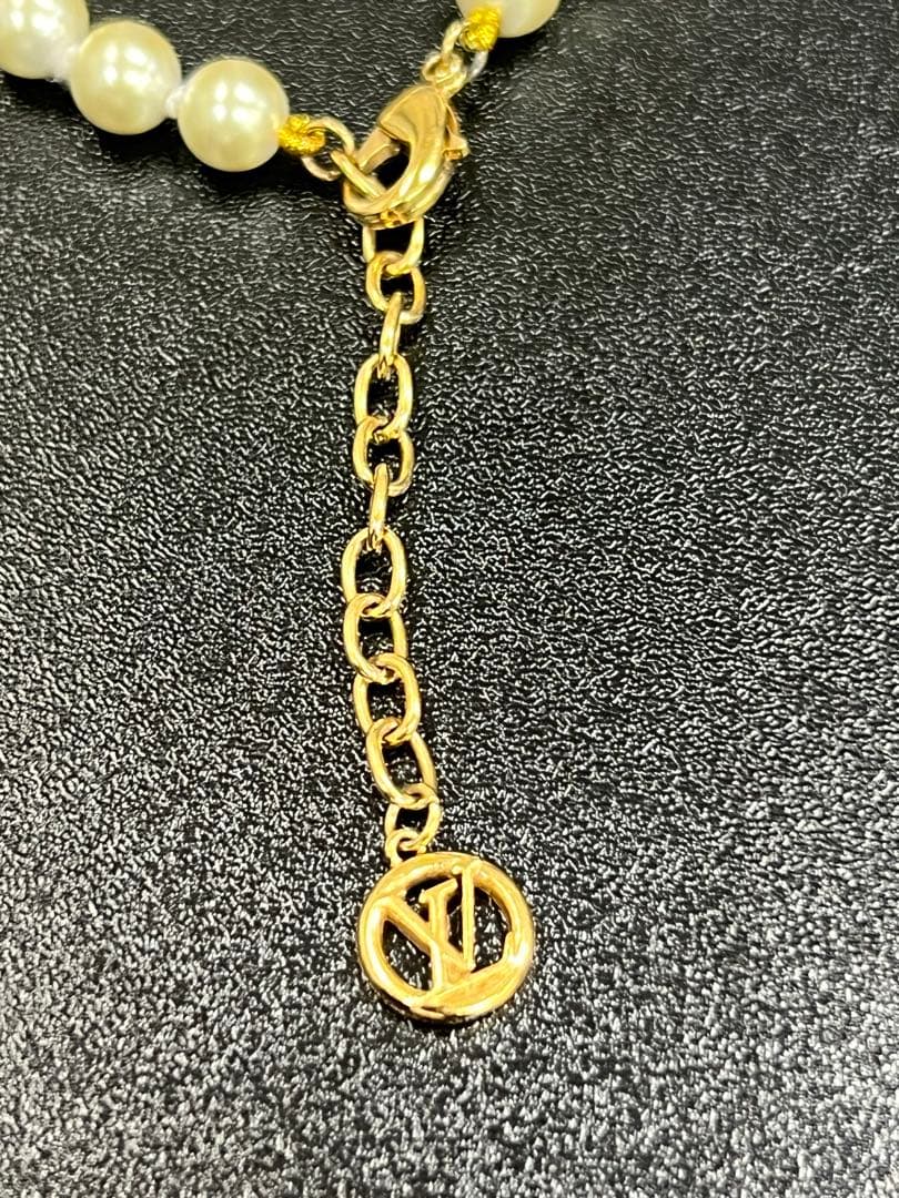 Louis Vuitton パールブレスレット ゴールド