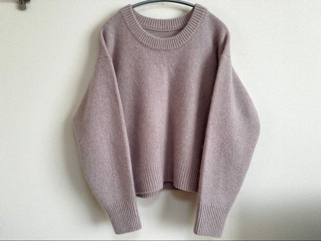 tea【NOBLE】YAKクルーネックプルオーバー