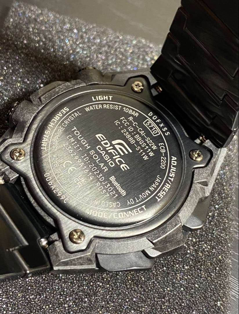 美品 CASIOカシオEDIFICEエディフィス Bluetoothタフソーラー