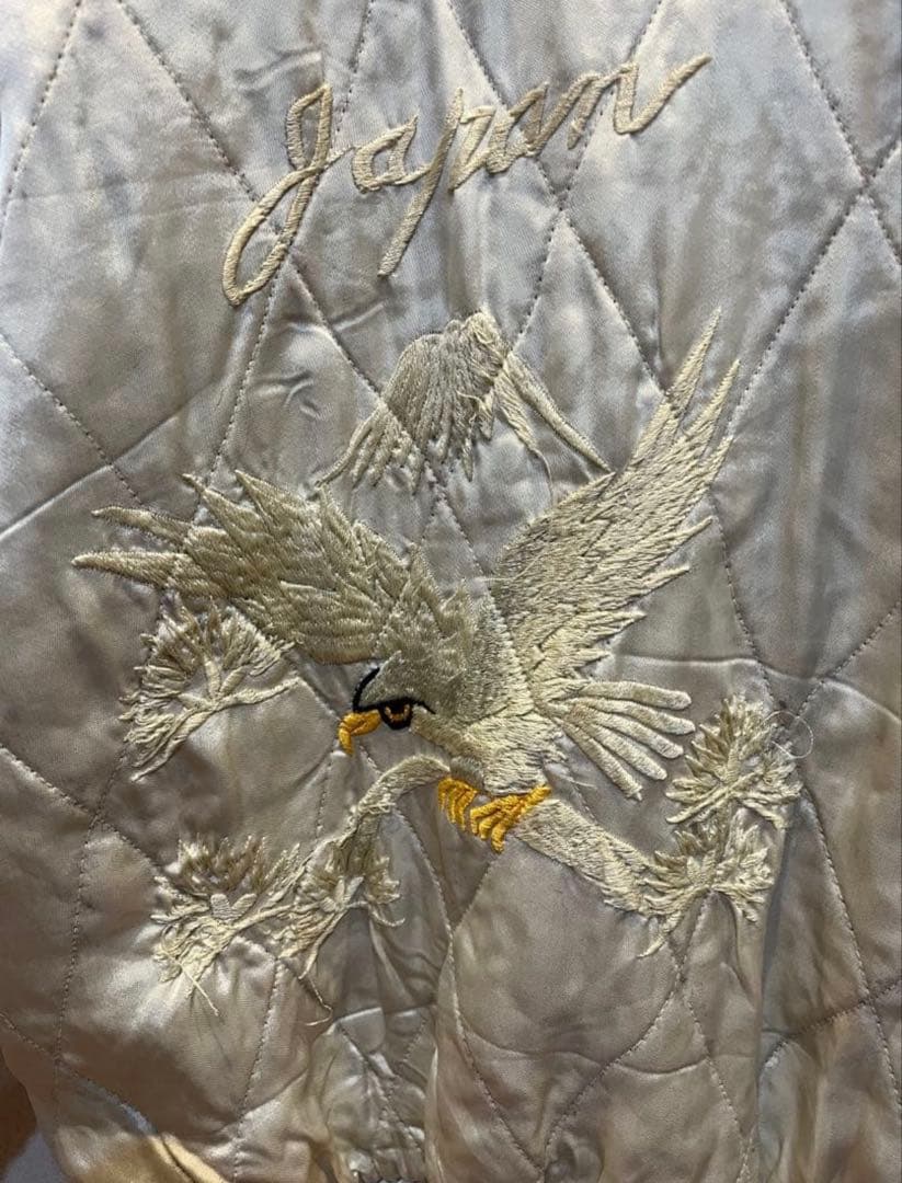 シルバーストーン　スカジャン　東洋　別珍　刺繍　38 M