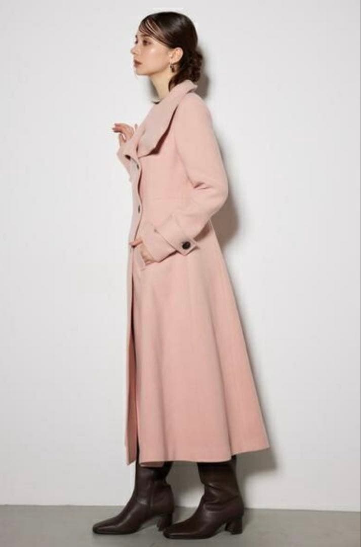 【rienda】★リエンダ★オーバーネックシンデレララインコート