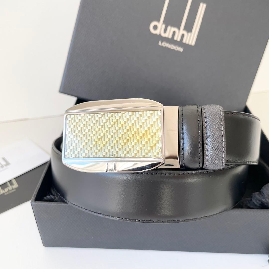 【新品・箱付き】dunhill メンズ ベルト リバーシブル 長さ調整可能
