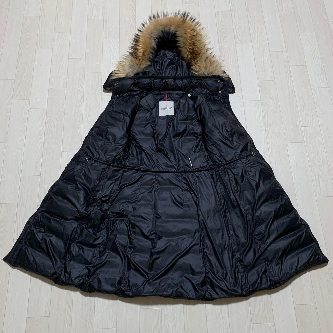 モンクレール✨エルミファー　リアルファー　ブラック　00　国内正規品　4D88