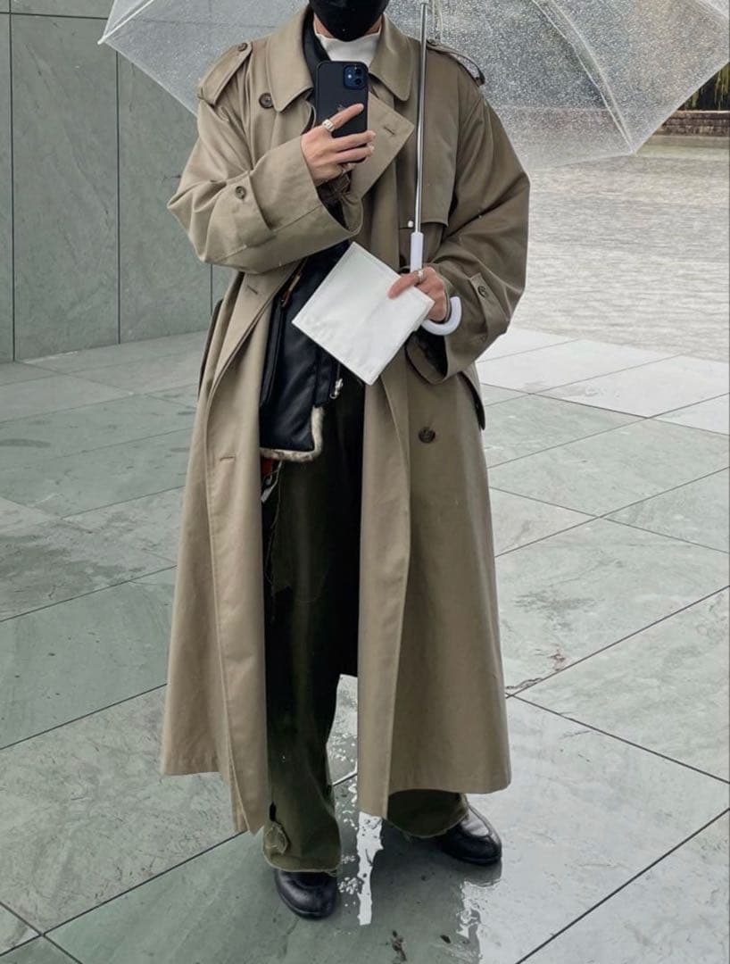 M*e様 stein 22AW オーバーサイズド トレンチコート M sacai