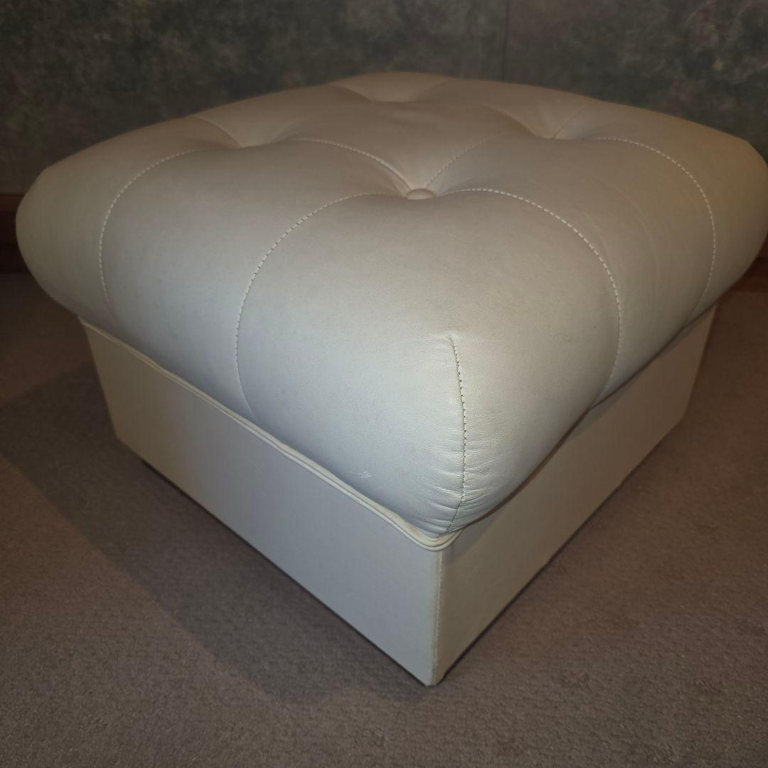 【アンティーク】本皮レザー １人掛けソファ