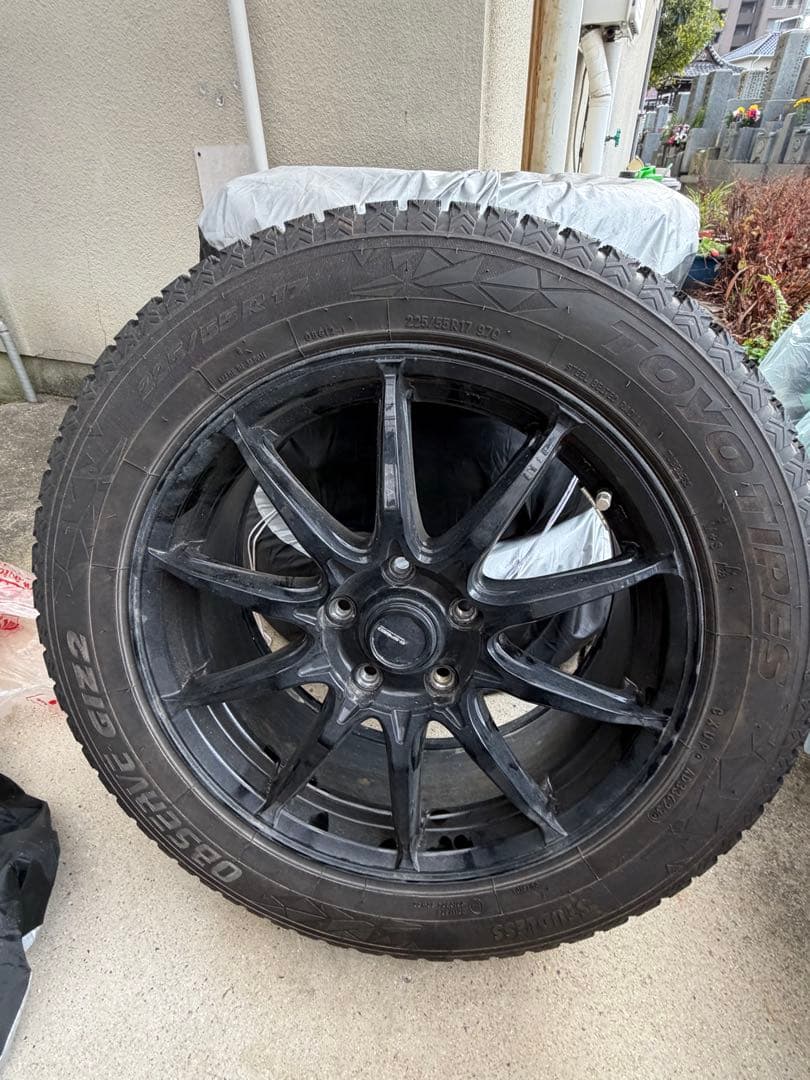 TOYO TIRES GIZ2 225/55R17 スタッドレス 4本