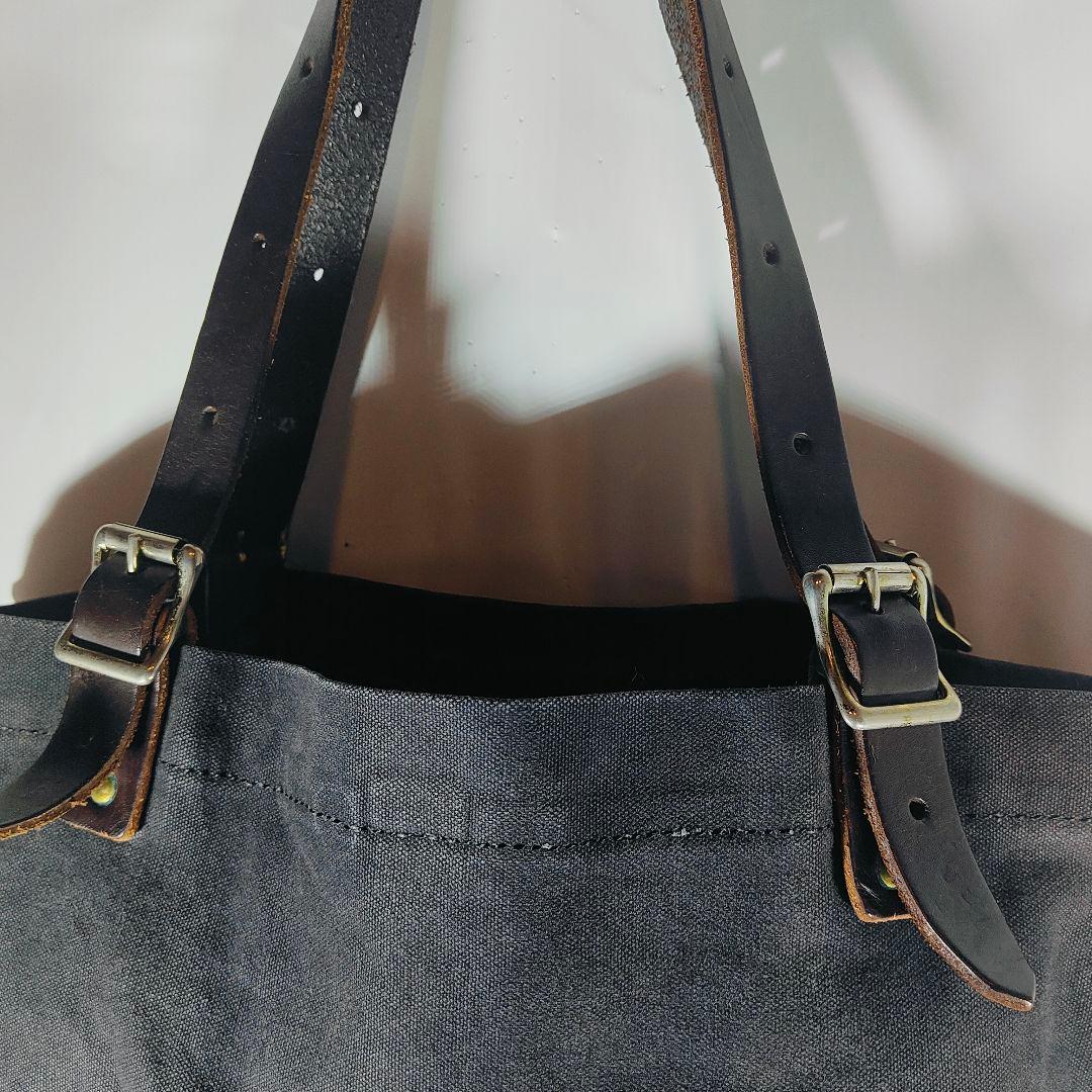 【USA製ヴィンテージ】DULUTH PACK　極厚キャンバス×極厚艶本革トート