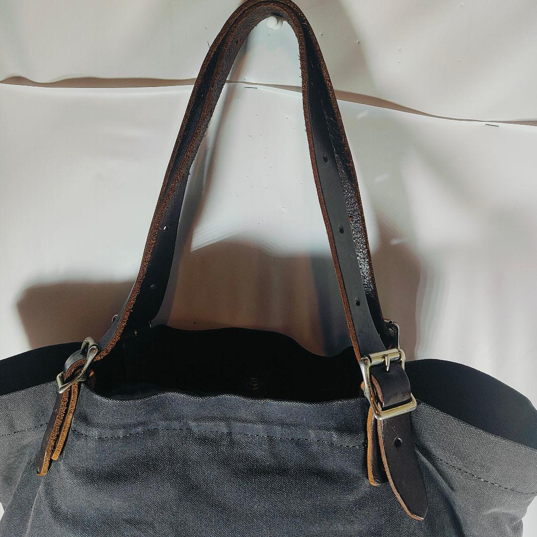 【USA製ヴィンテージ】DULUTH PACK　極厚キャンバス×極厚艶本革トート