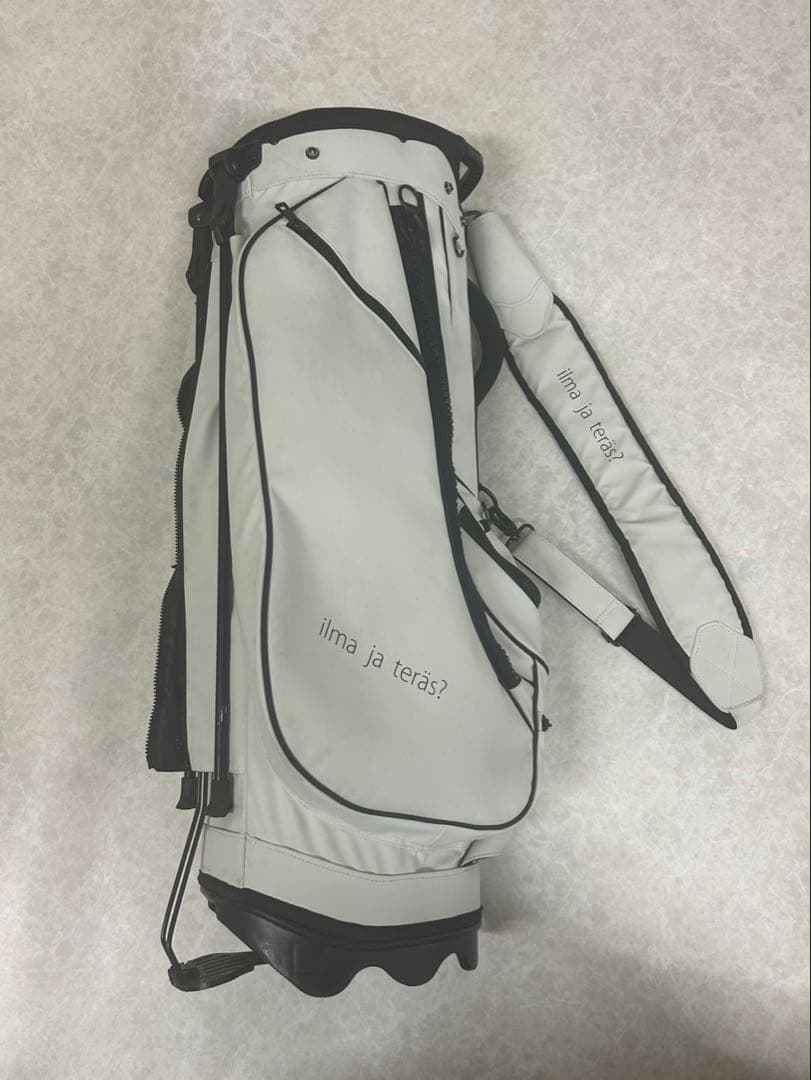 Lahella golf ホワイト スタンド式　キャディバッグ