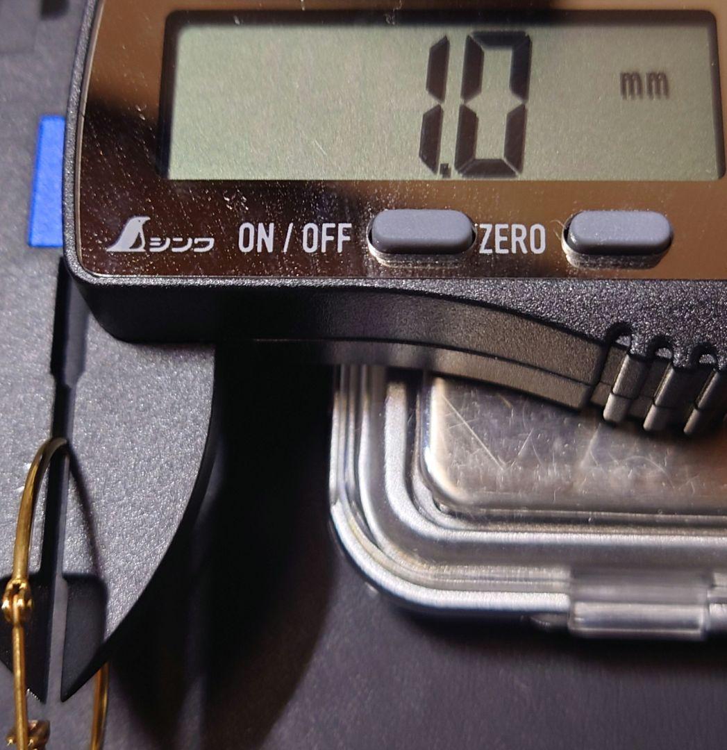 【新品未使用】K18 フープピアス 18金 ピアス