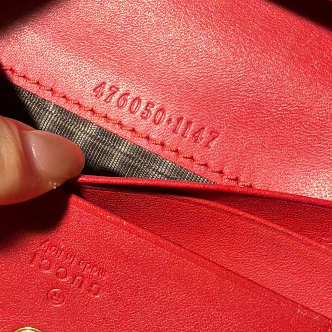 【hana＠】チェリー付きGGスプリームキャンバス二つ折り財布