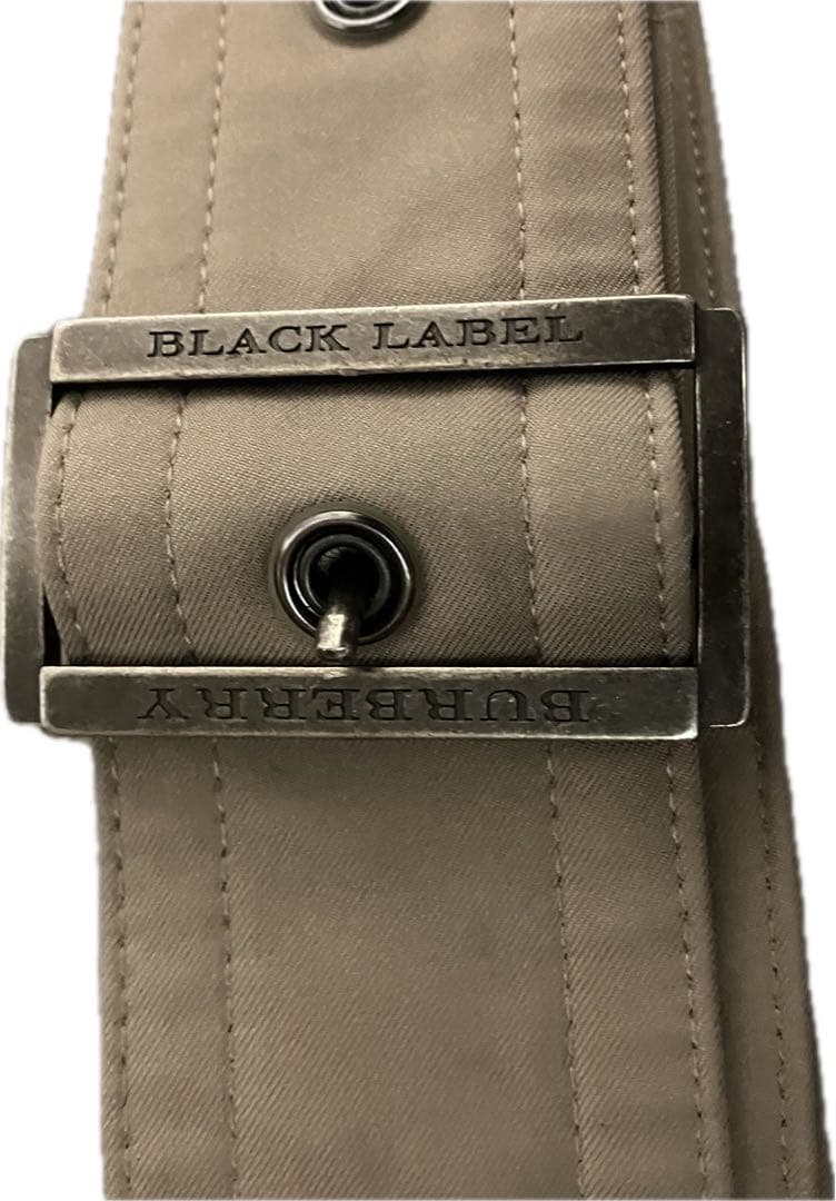 新品級　バーバリーブラックレーベル　チェックライナー　トレンチコート