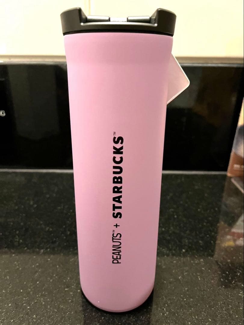 スターバックス PEANUTS スヌーピー　スタバタンブラー　パープル