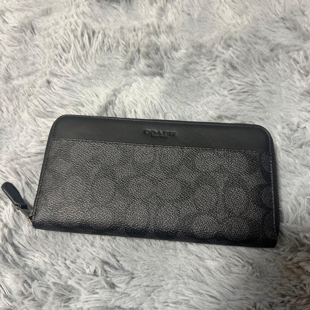 コーチ　COACH 長財布　財布　シグネチャー　メンズ　CY405 新品未使用品