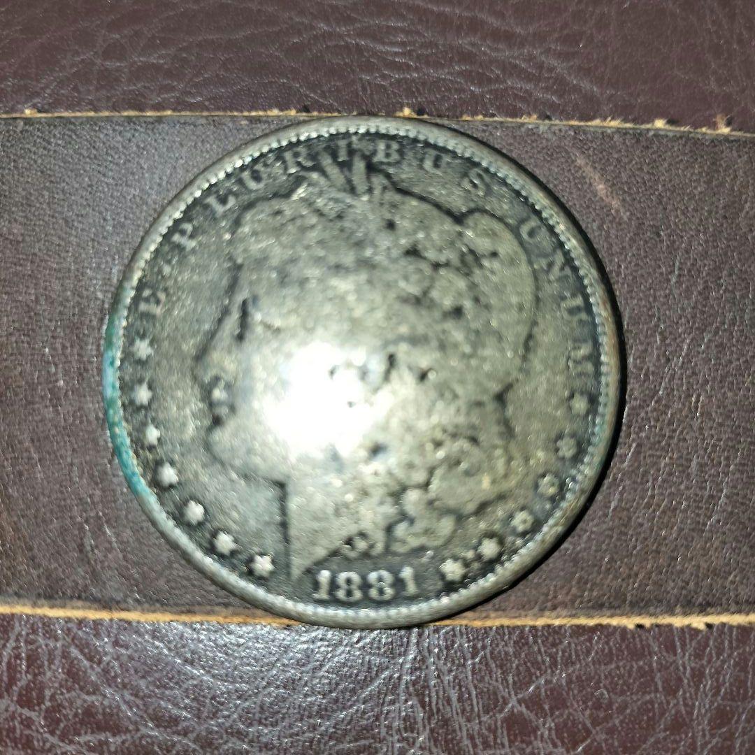 ハーレー ベルト モルガンダラー 6連 コンチョ ヴィンテージ　　レザー