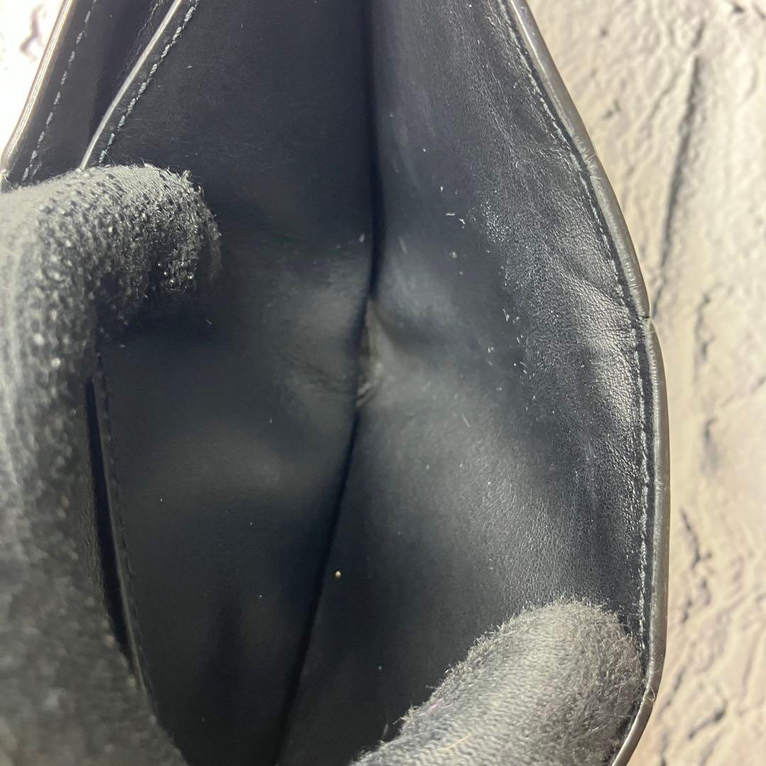 ボッテガヴェネタ✨近年 RFID搭載 マキシイントレチャート 本革 折り財布 黒