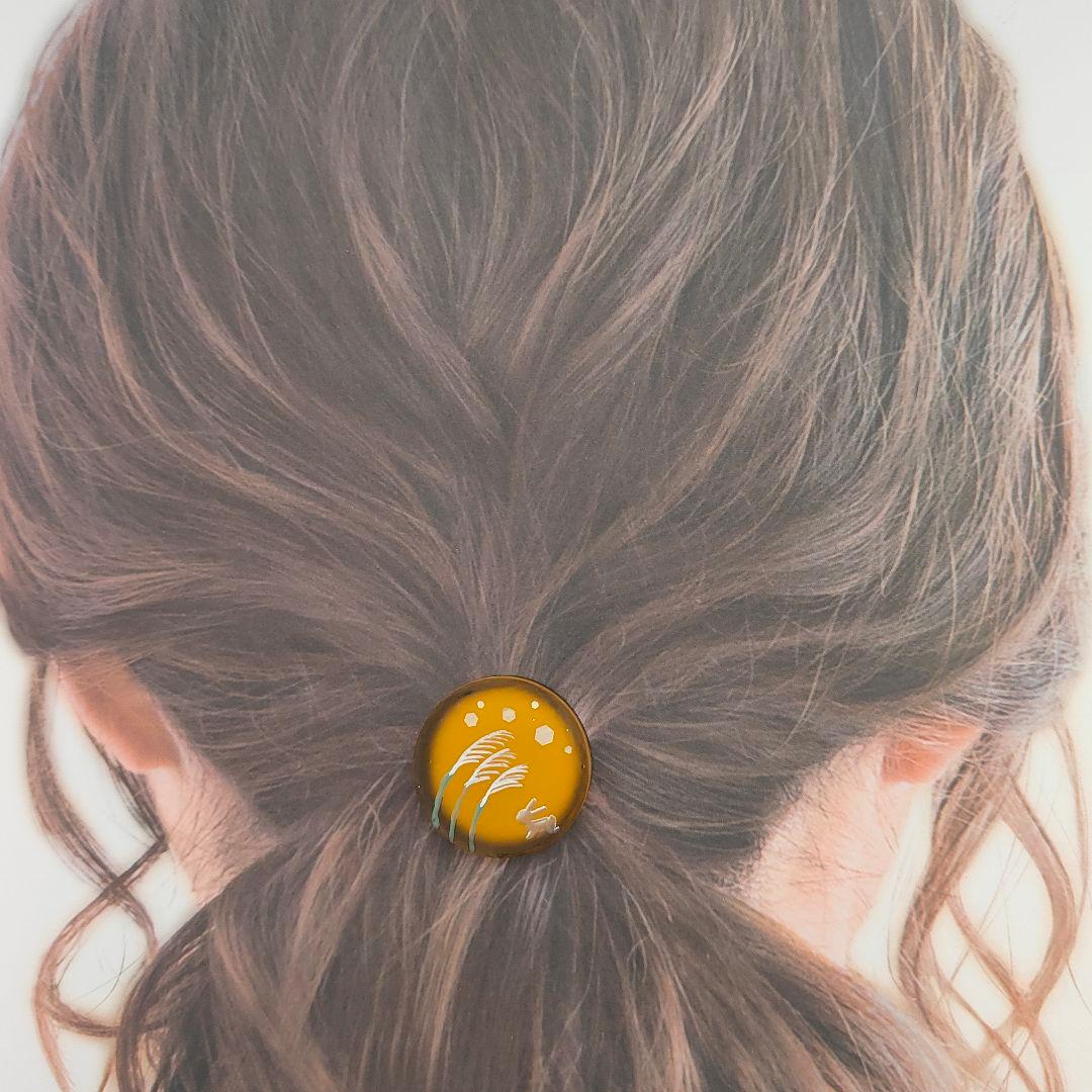 【25-10.order04】　ハンドメイド　レジン　ヘアゴム