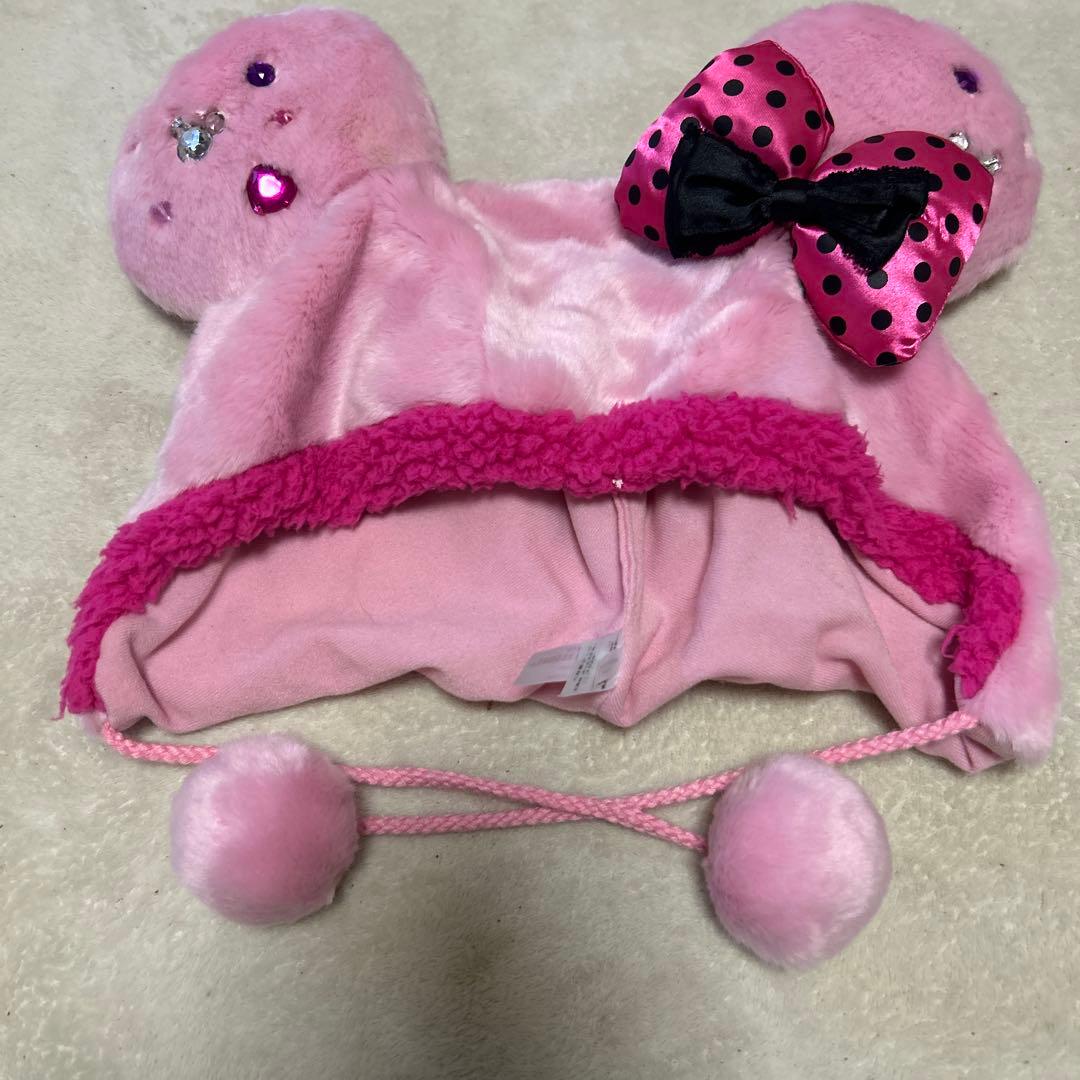 ディズニーミニーファンキャップピンク