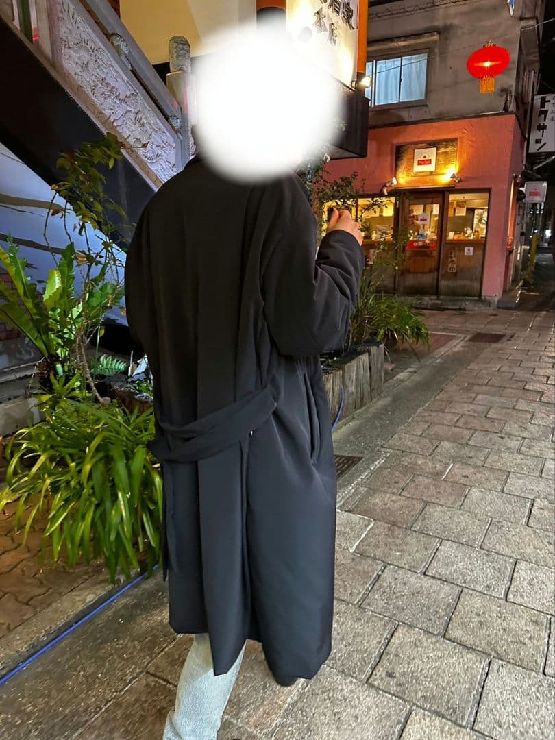 column ダウンコート ロングコート ベルト