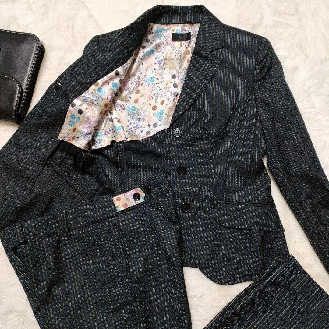 美品✨️ Paul Smith スーツ セットアップ ストライプ 花柄