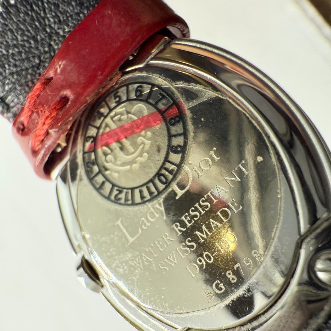 【稼働品】ChristianDior レディディオール D90-100 腕時計