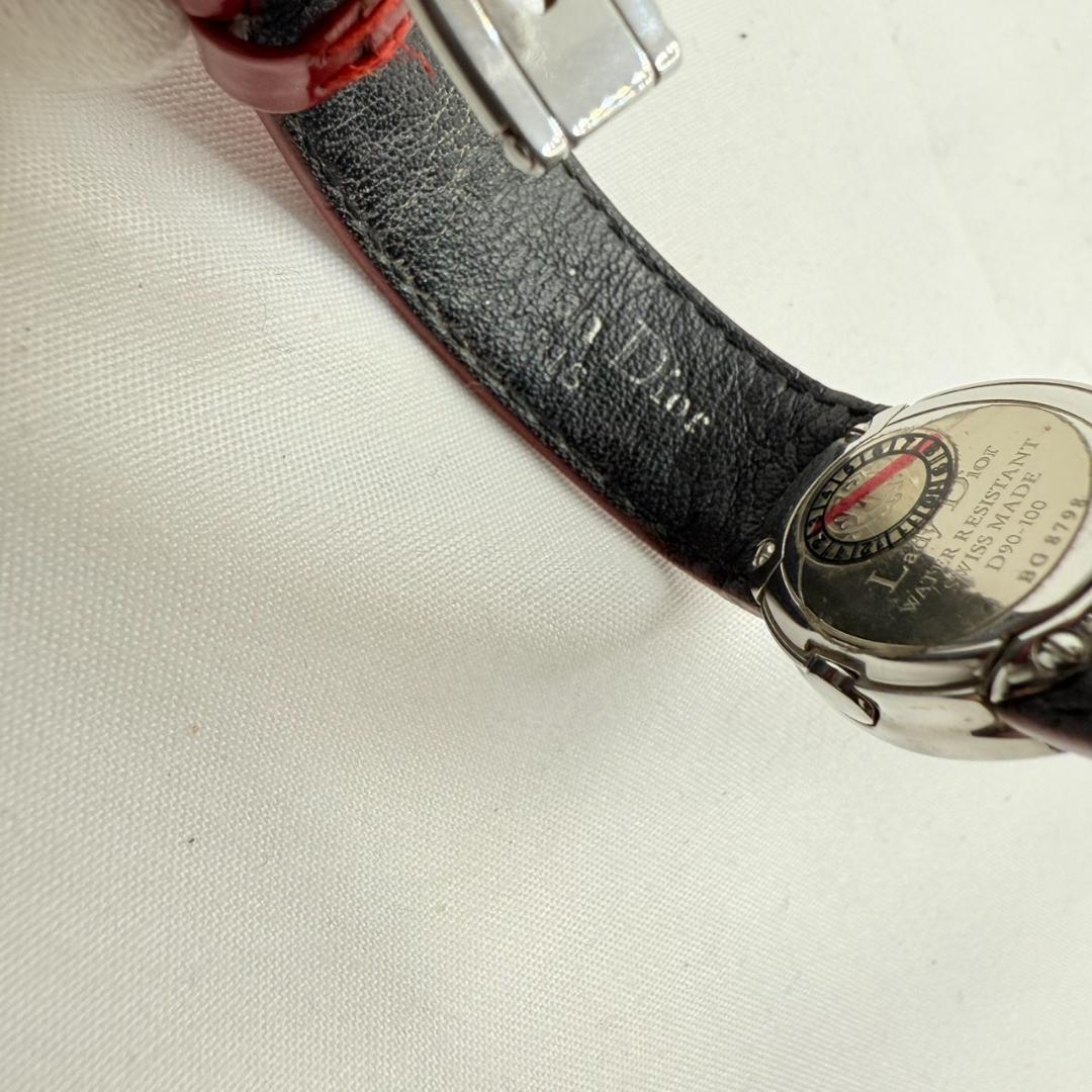 【稼働品】ChristianDior レディディオール D90-100 腕時計