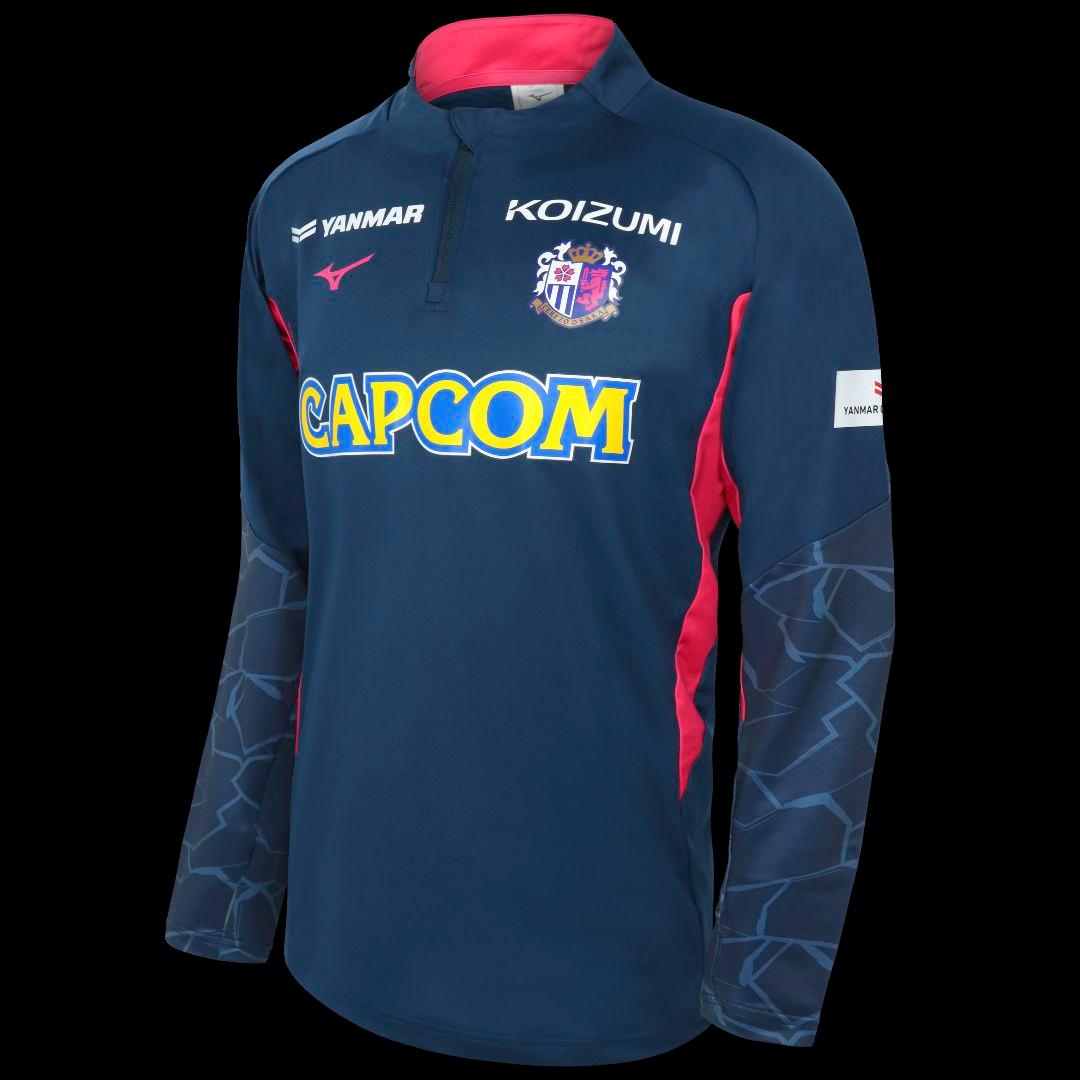 セレッソ大阪　25 MIZUNO 公式戦用 ウォームアップシャツ