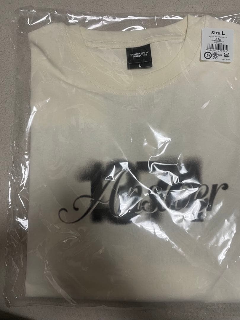INFINITY MOON LS Tee ~ANSWER...~ Lサイズ