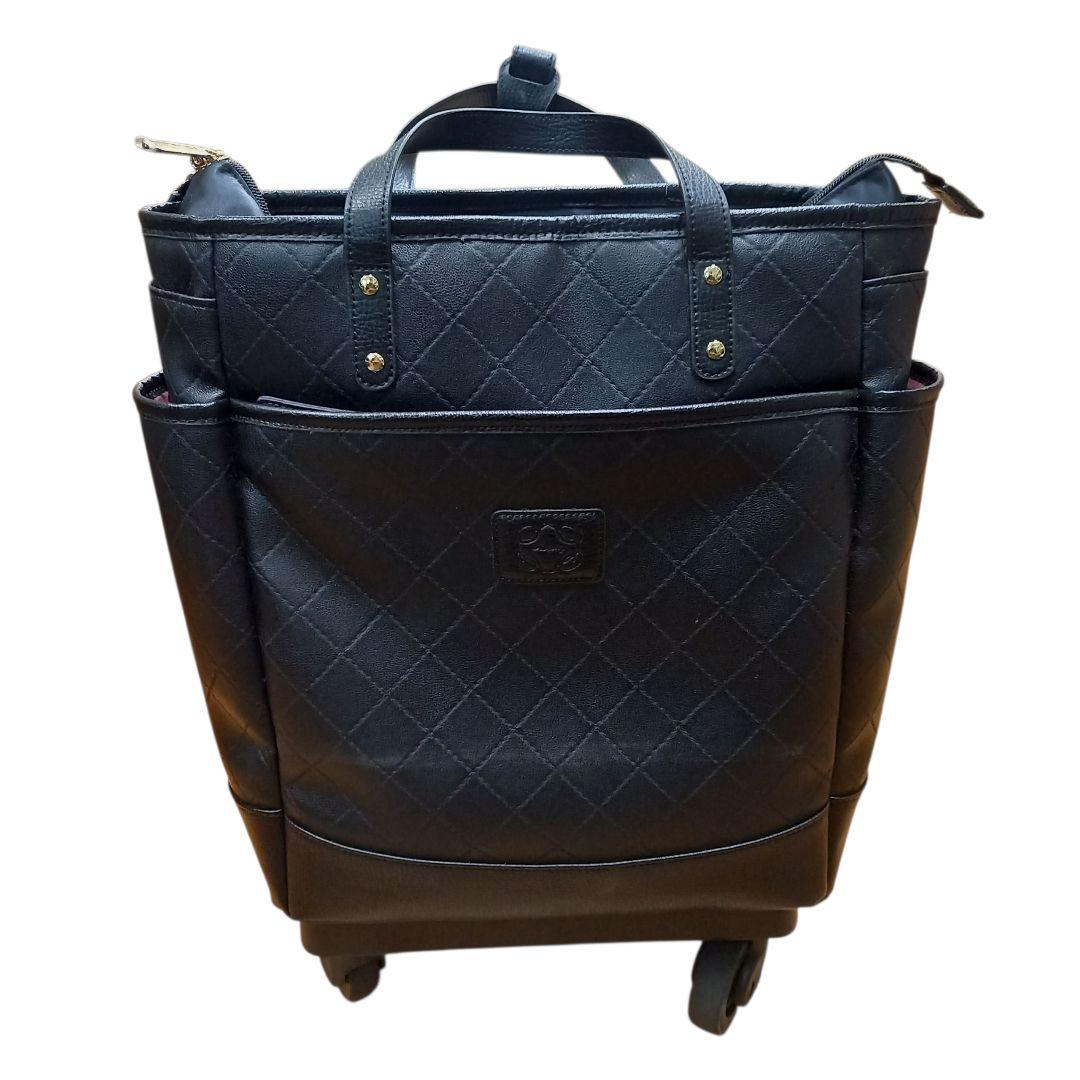 SWANY　スワニー　キャリーバッグ　キルティング　ダイヤキルト