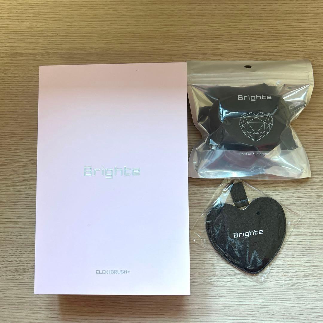 新品未使用Brighte ELEKI BRUSH+ブライト エレキブラシ＋ピンク