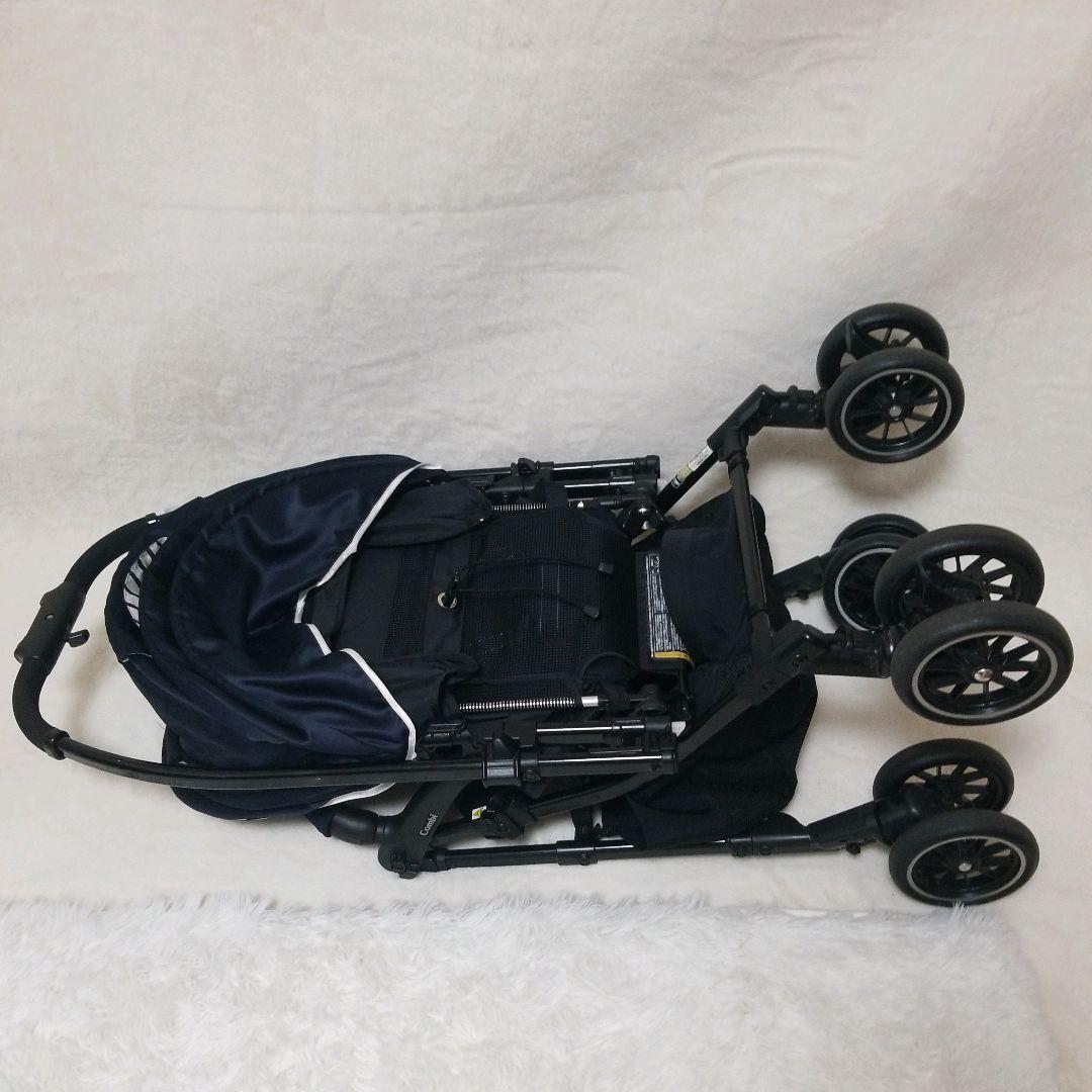【極美品】コンビ　Combi ベビーカー　メチャカルハンディ　オート4キャス