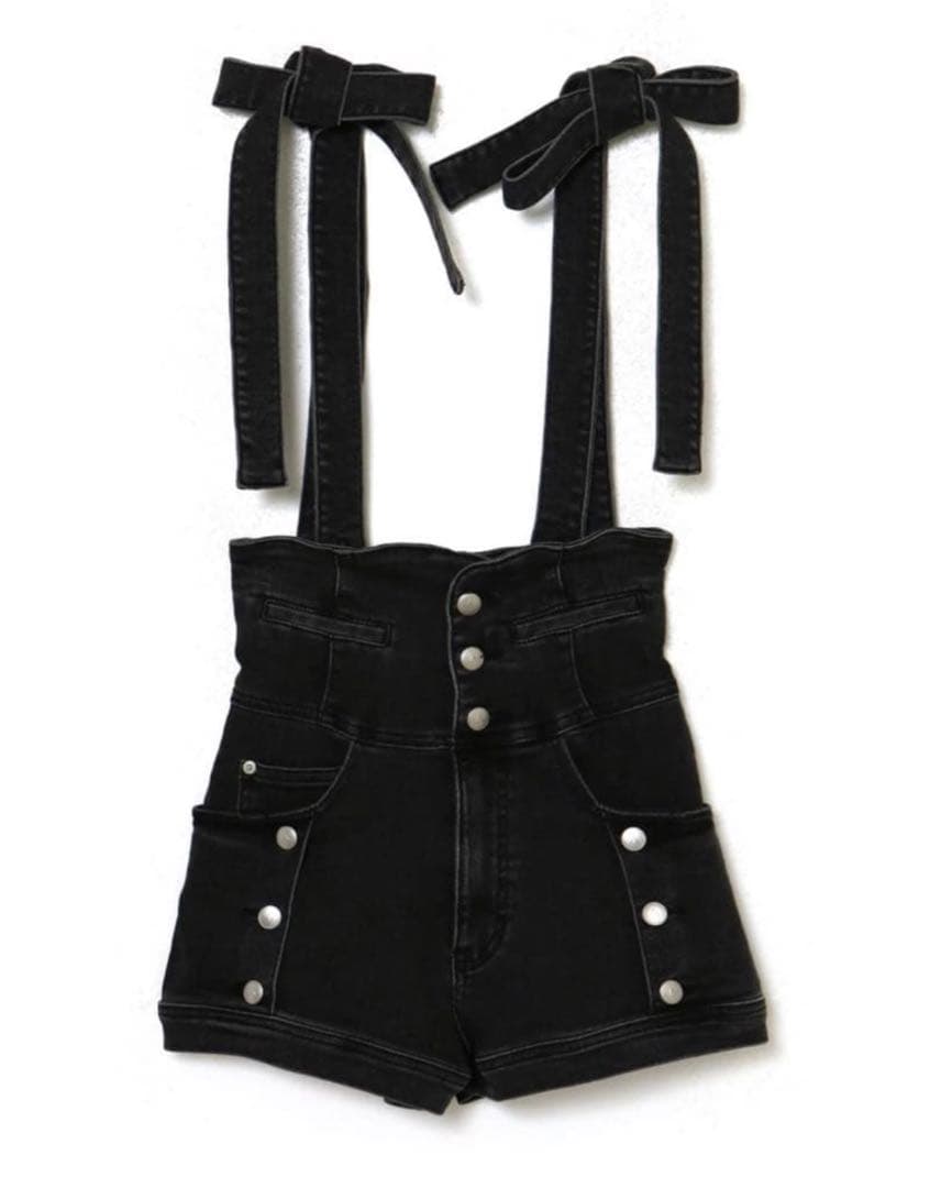 andmary ❤︎ Ribbon denim allinone Mサイズ