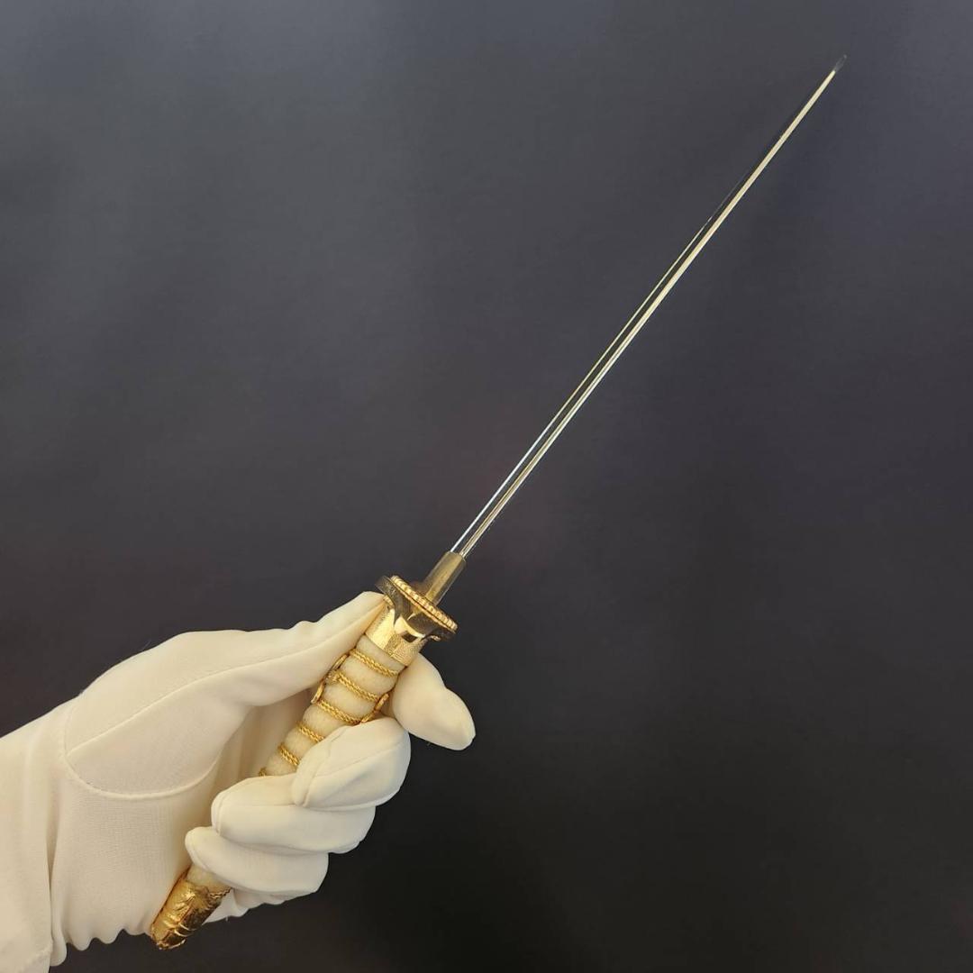 旧日本軍 海軍 短剣 士官用 剣帯 模造刀 短刀 桜紋 軍刀 刀剣 レプリカ