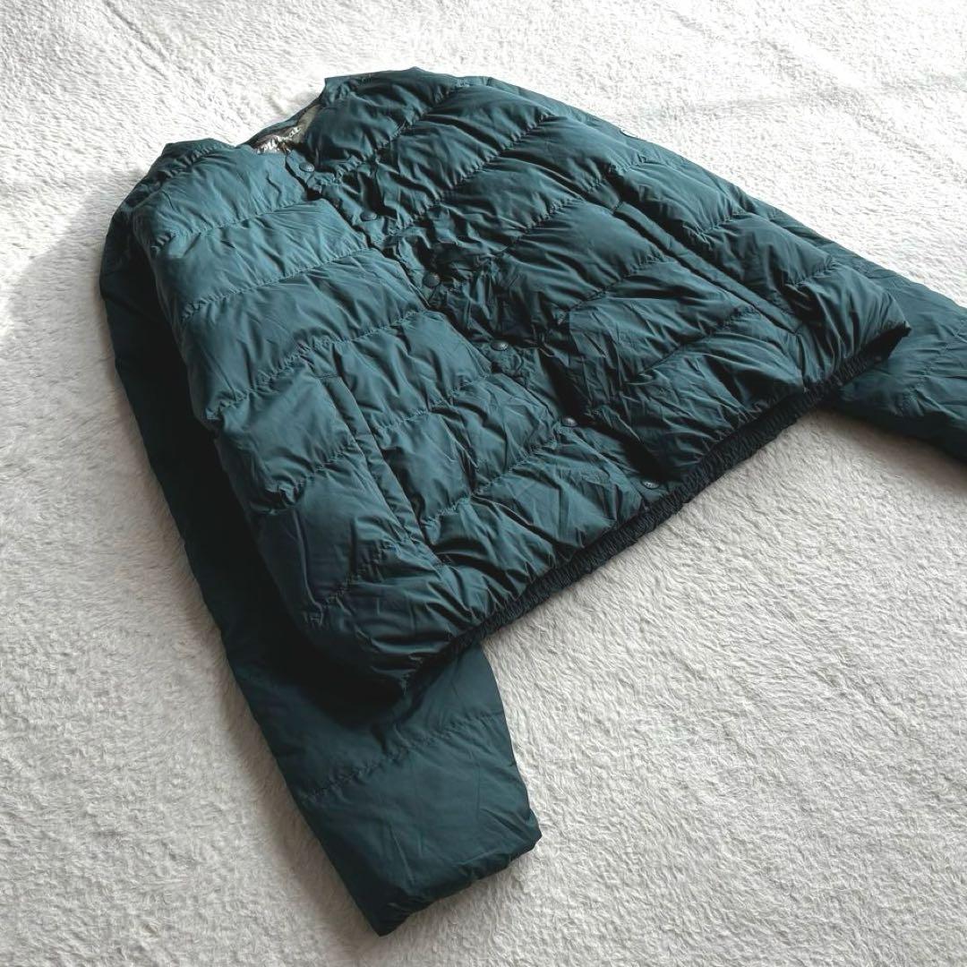 美品 オーシバル Bshop インナーダウンジャケット ショート丈 ライトダウン