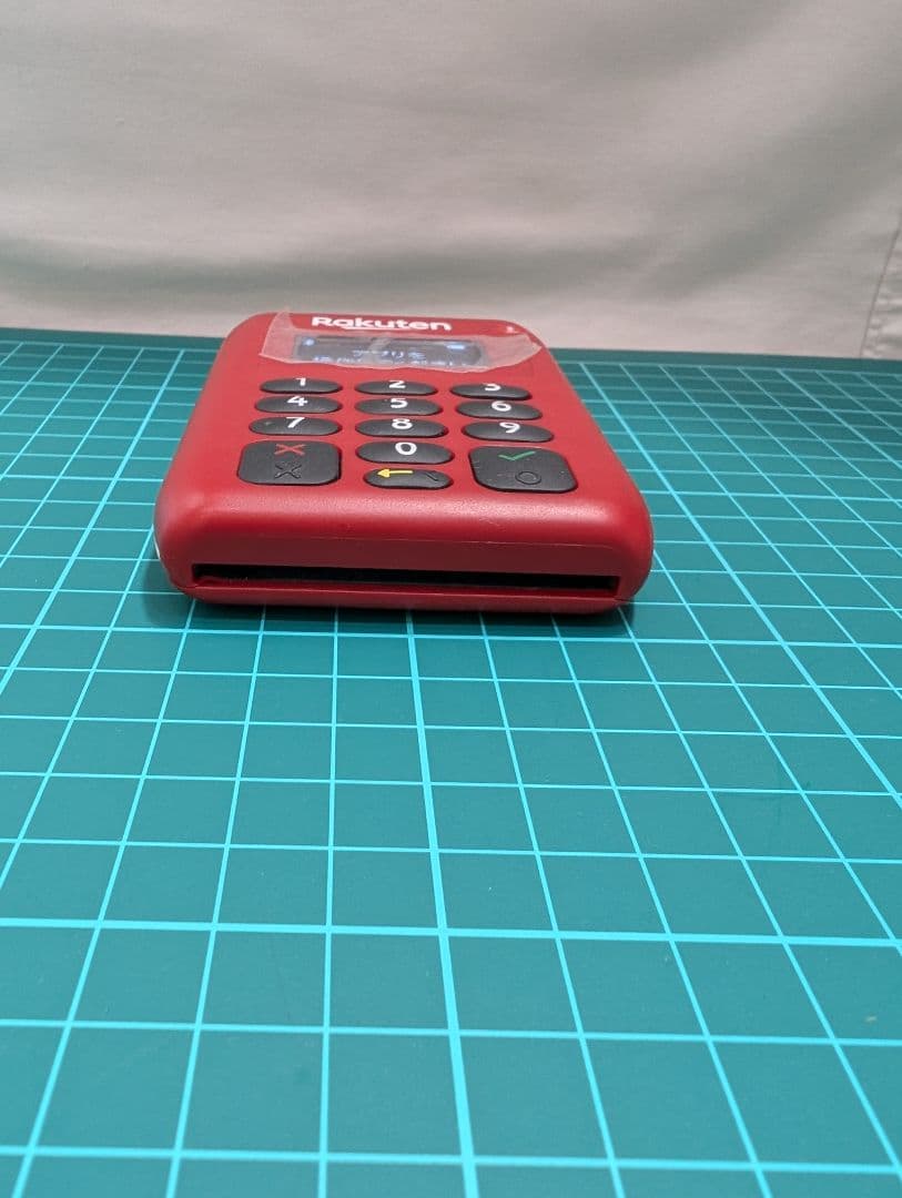 Rakuten　 楽天ペイカードリーダー（旧elan） 新品未使用品　赤