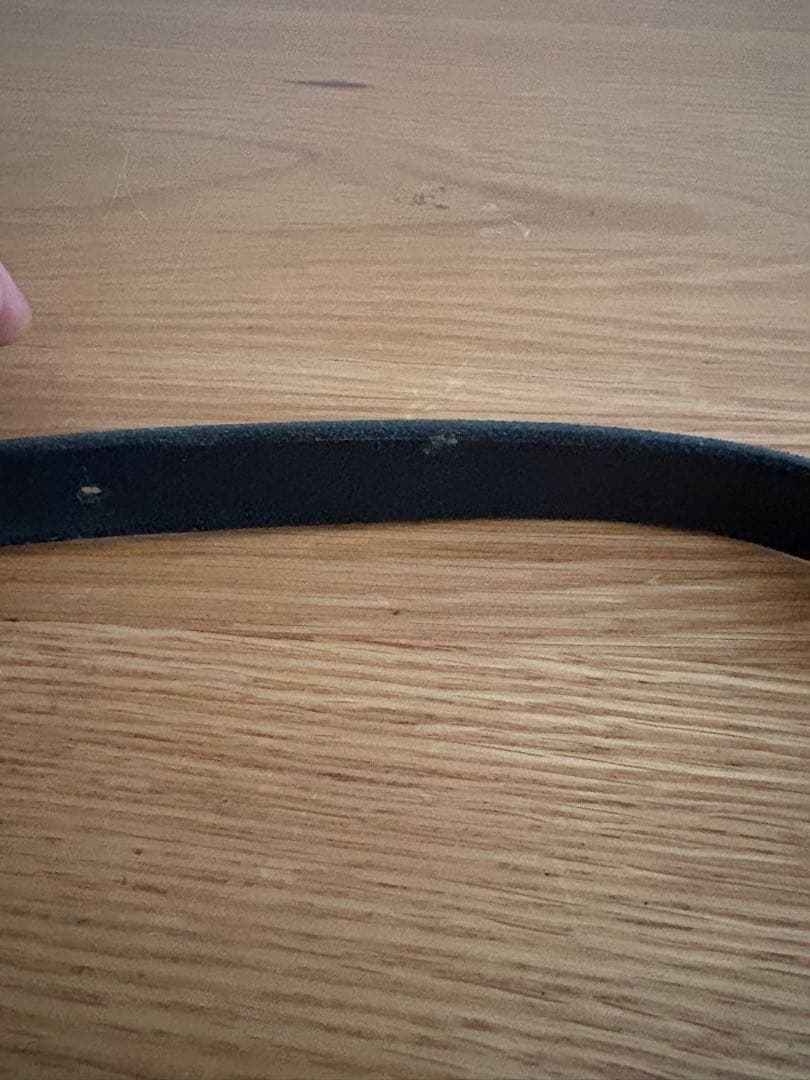 OUR LEGACY 2cm belt ブラックレザー