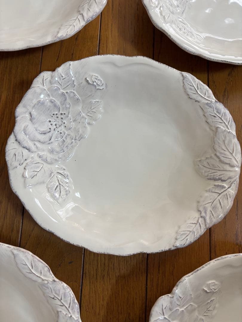 VIRGINIA CASA パスタ　カレー等　深皿5枚セット　未使用保存品