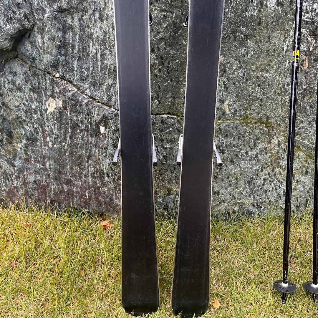 HEAD ジュニアスキー(137cm)、ストック(105cm)セット