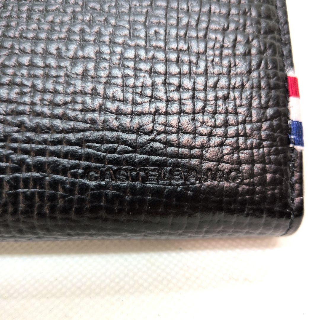 【新品同様】カステルバジャック　ピッコロ　ラウンドファスナー　長財布　デカロゴ