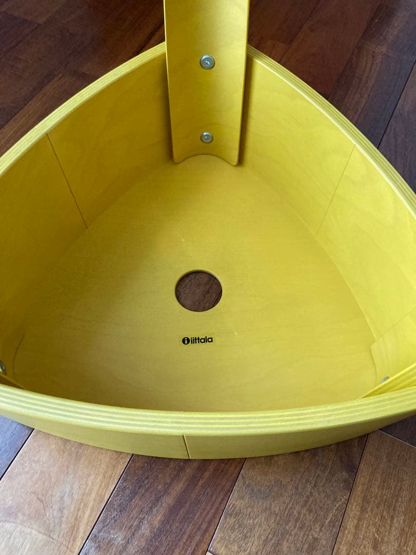 超美品　イッタラ プレクトラ プライウッド スツール イエロー　チャイルド