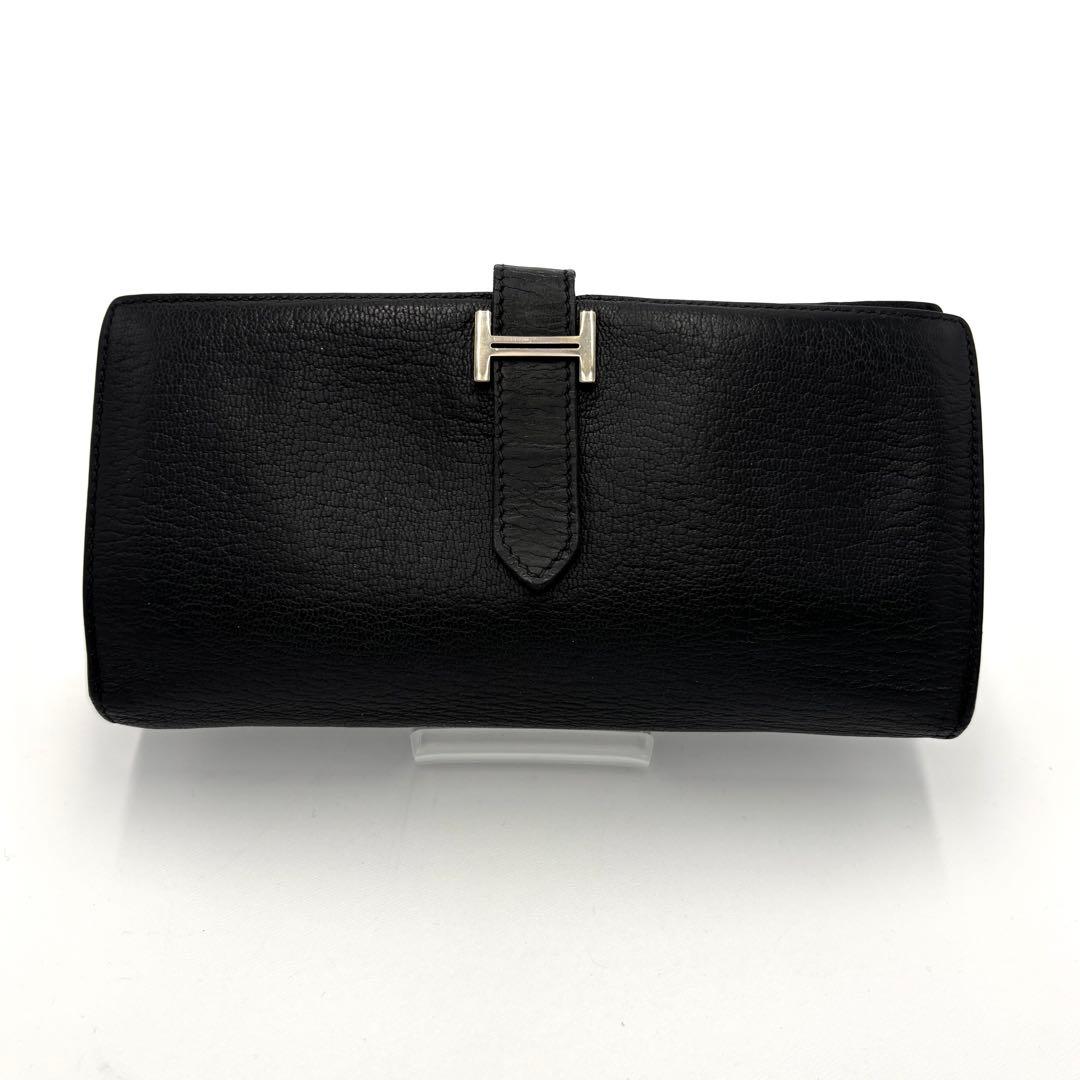 美品✨HERME エルメス 長財布 ベアン スフレ Ｏ刻印