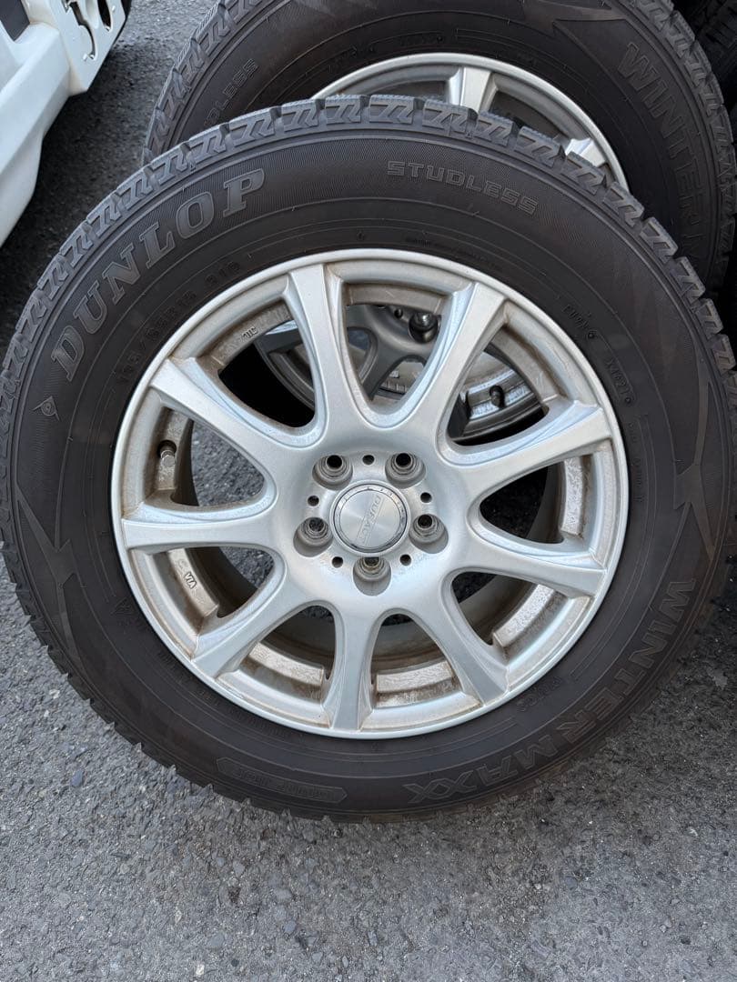 DUNLOP 195/65R15スタッドレスタイヤ 15インチ 4本セット