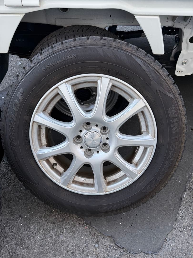 DUNLOP 195/65R15スタッドレスタイヤ 15インチ 4本セット