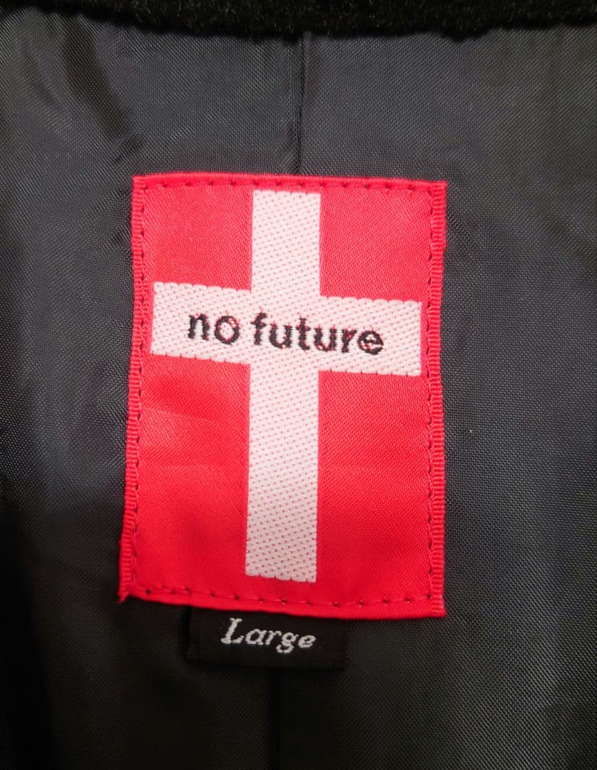 no future フェイクファーロングコート