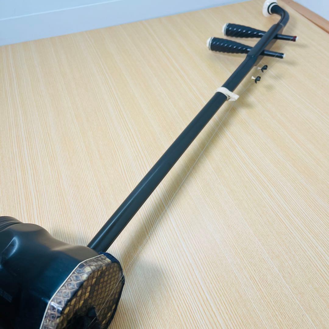 黒檀二胡 宋廣寧製 ケース付き　高級　ニ胡