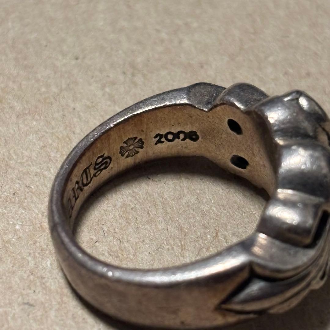 CHROME HEARTS FLRL CRS HRT フローラルハート リング